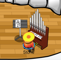 Stone's pipe organ